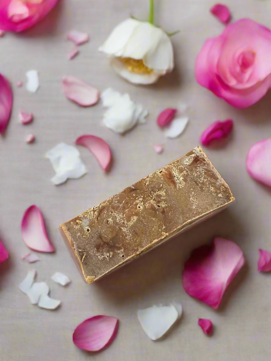 Rose & coconut soap