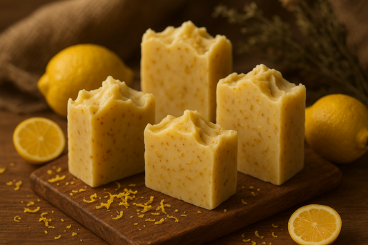 Lemon zest soap